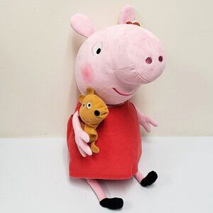 Ty 20" Peppa Pig 2017 Beanie Buddy Large Stuffed Animal Plush